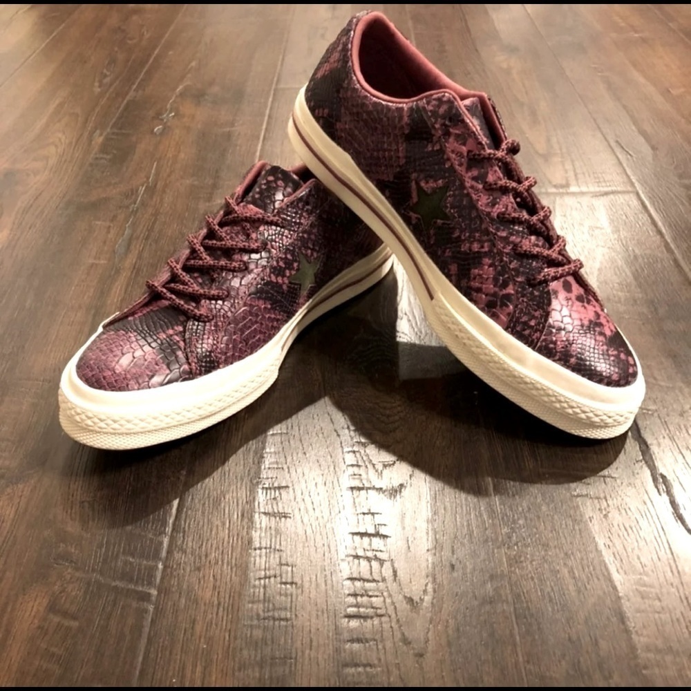 Converse One Star Ox Leather Snakeskin‎ Print Shoes